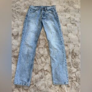 Brandy Melville Light Blue Straight Leg Jeans| ONE SIZE
